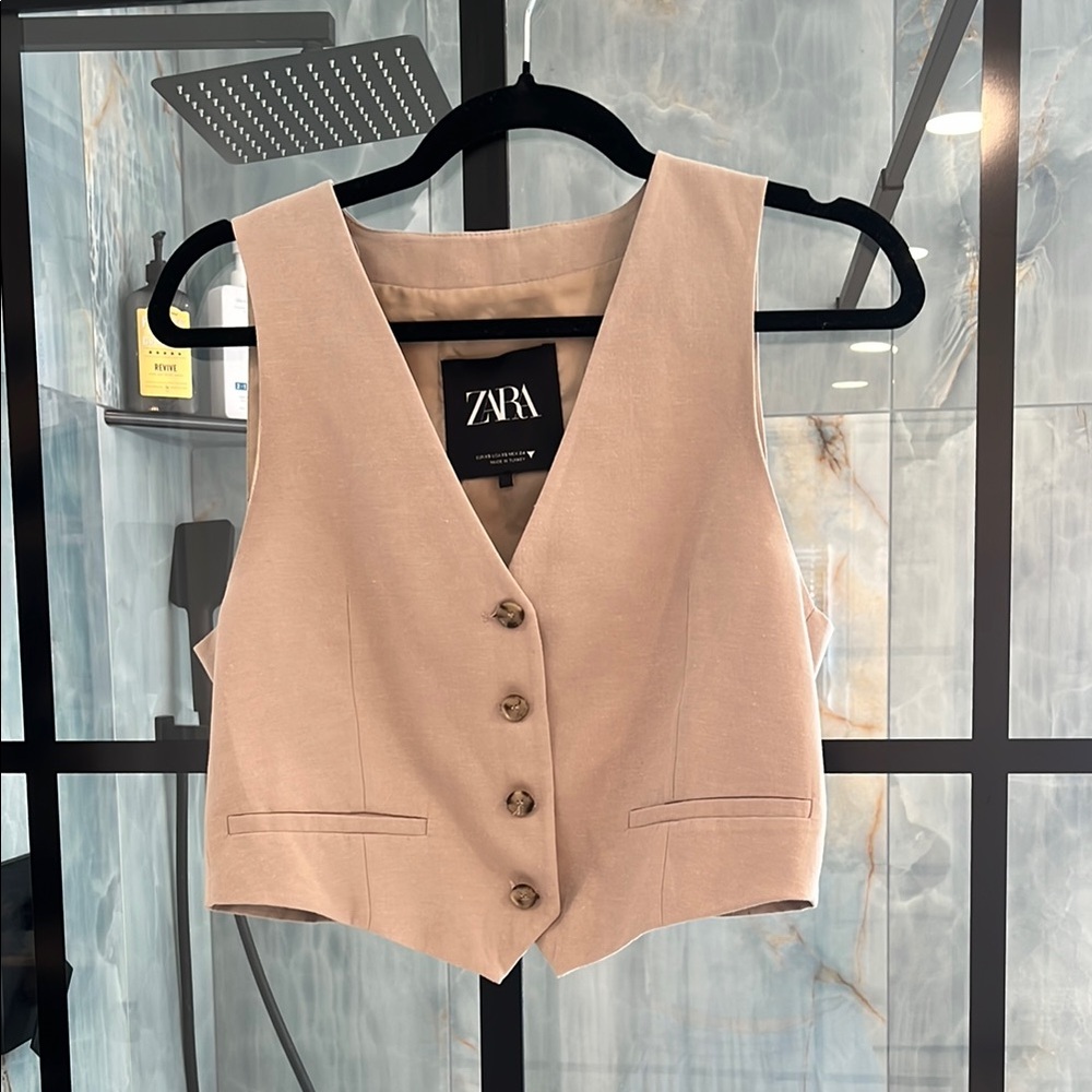 Beige Zara Vest